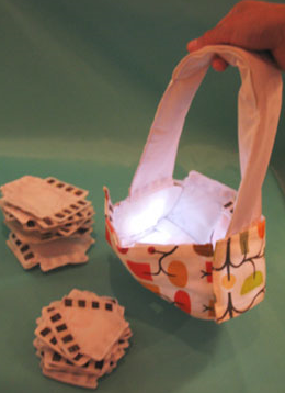 Handbag built from smart fabrics