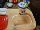 Use good quality Greek yogurt. Use the tupper-ware you are going to store the tzatziki in as your mixing bowl.