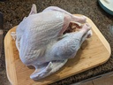 Rinse turkey and remove giblets.